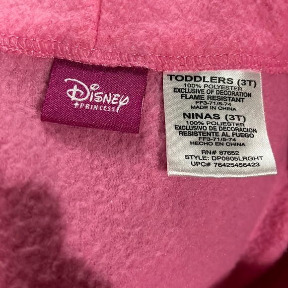 Disney Princess pink fleece robe - Picture 14 of 17